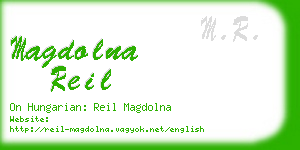 magdolna reil business card